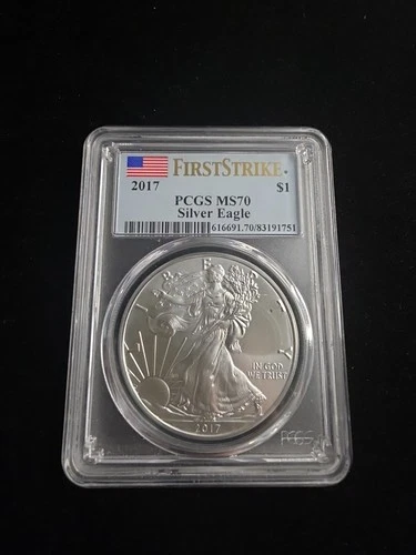 2017 American Silver Eagle PCGS MS 70 First Strike .999