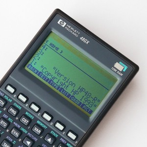 Hewlett Packard HP 48G+ Calculator Plus 128K RAM Graphing Tested