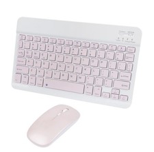 Bluetooth Wireless Keyboard And Mouse Combo,Ultra-Slim Ergonomic Small