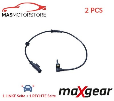 ABS SENSOR DREHZAHLFÜHLER PAAR HINTEN MAXGEAR 20-0378 2PCS A FÜR OPEL CORSA D