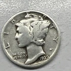 1939-D MERCURY SILVER DIME ACTUAL COIN Get More Today & Save Shop Here Buy Here