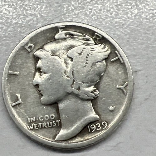 1939-D MERCURY SILVER DIME ACTUAL COIN Get More Today & Save Shop Here Buy Here