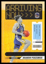 2023-24 Hoops Winter #15 Brandin Podziemski Golden State Warriors Arriving Now