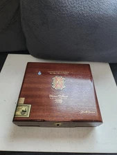 Damaged Arturo Fuente Opus X Double Corona Empty Wooden Cigar Box 9⅞x8¾x3⅛