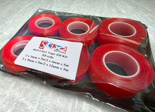 High Tack Adhesive, Heat Resistant Red Liner Clear Tape 430 Kit (8 Rolls)
