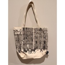 Strand Book Store Canvas Tote Bag Classic Logo NYC Indie Bookstore Used