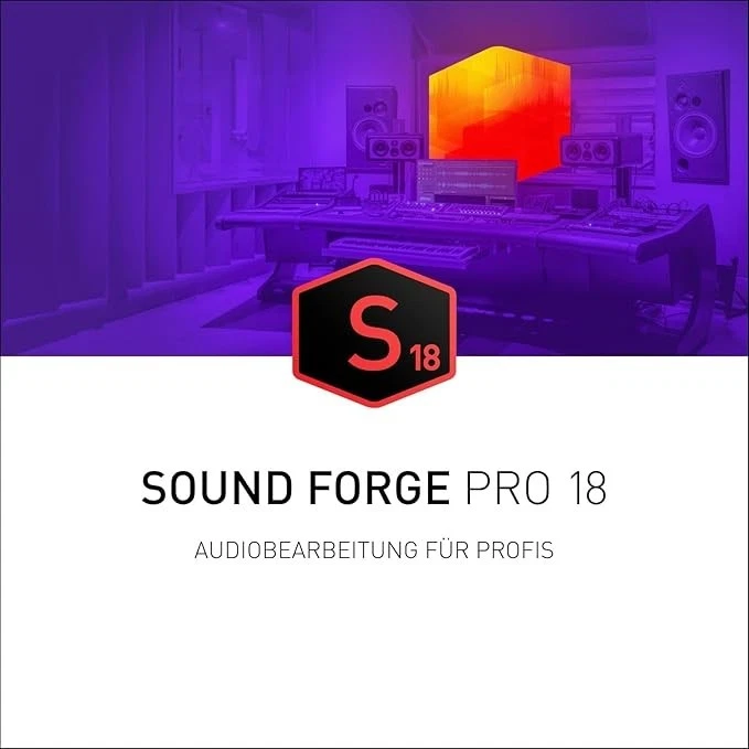 SOUND FORGE Pro 18 Audio Editor Musikprogramm Windows 10/11 Vollversion DVD Code - Bild 2 von 4