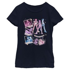 Girl's KPop Demon Hunters Huntrix Cute Instant Film Portrait T-Shirt