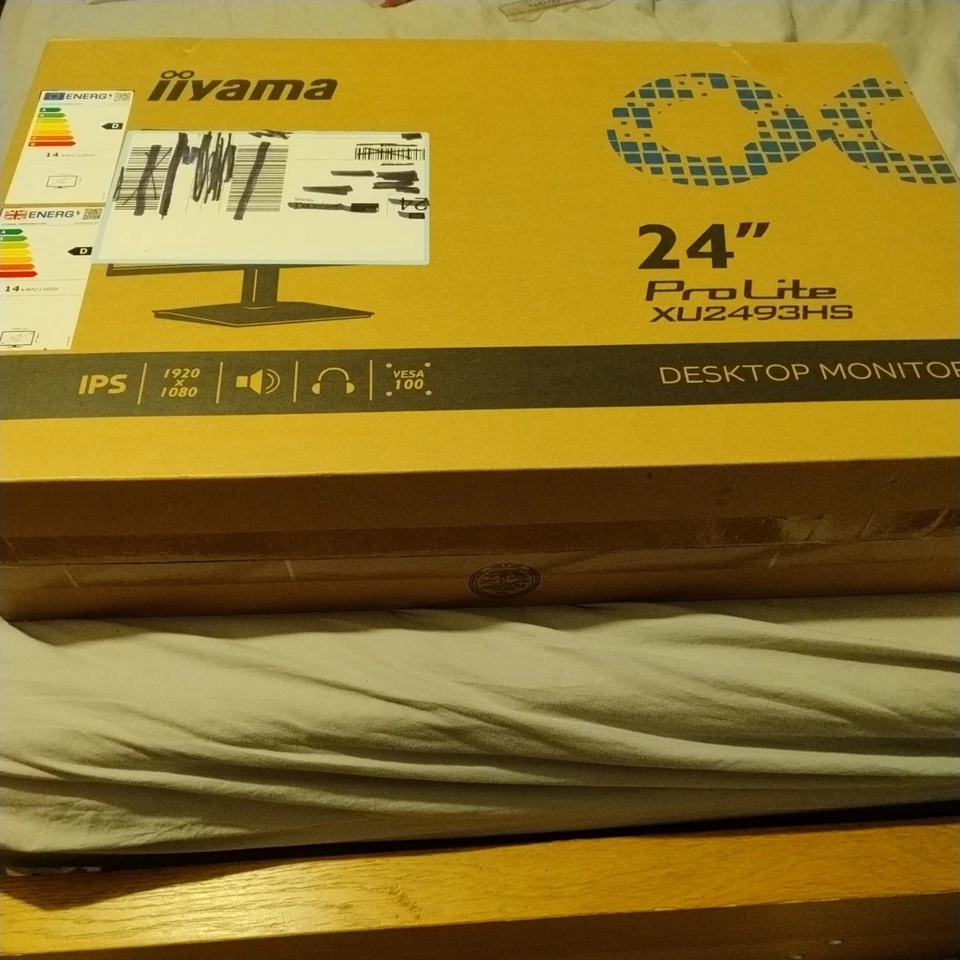 iiyama XU2493HS-B5 24 Inch IPS LCD with Slim Bezel, 4ms, Full HD 1920x1080, 1x H - Image 2 of 4