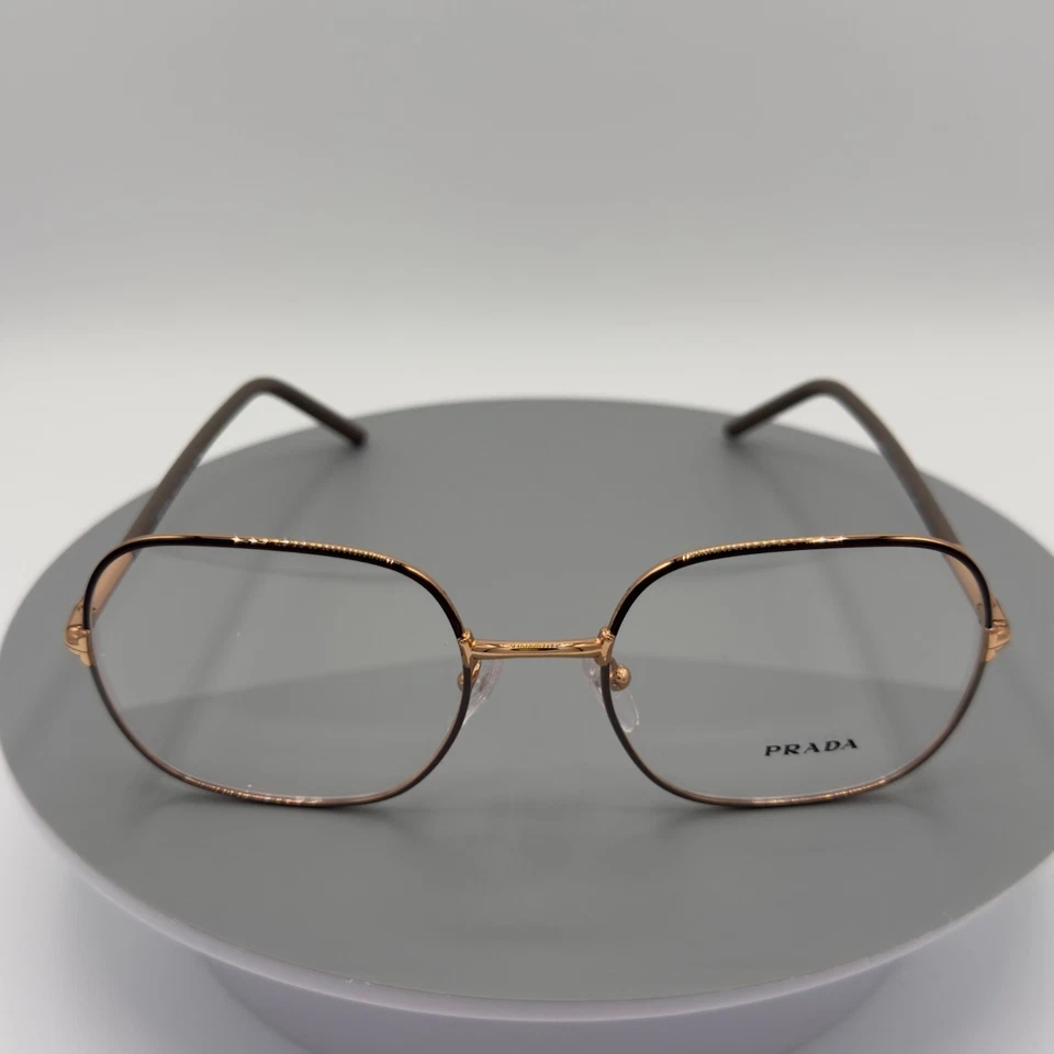 Lentes de demostración para mujer PRADA PR 56WV 02H1O1 marrón beige 54 mm Foto 3 de 4