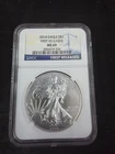 2014 American Silver Eagle NGC MS69 Early Releases .999 Fine Silver 1 Ounce Coin
