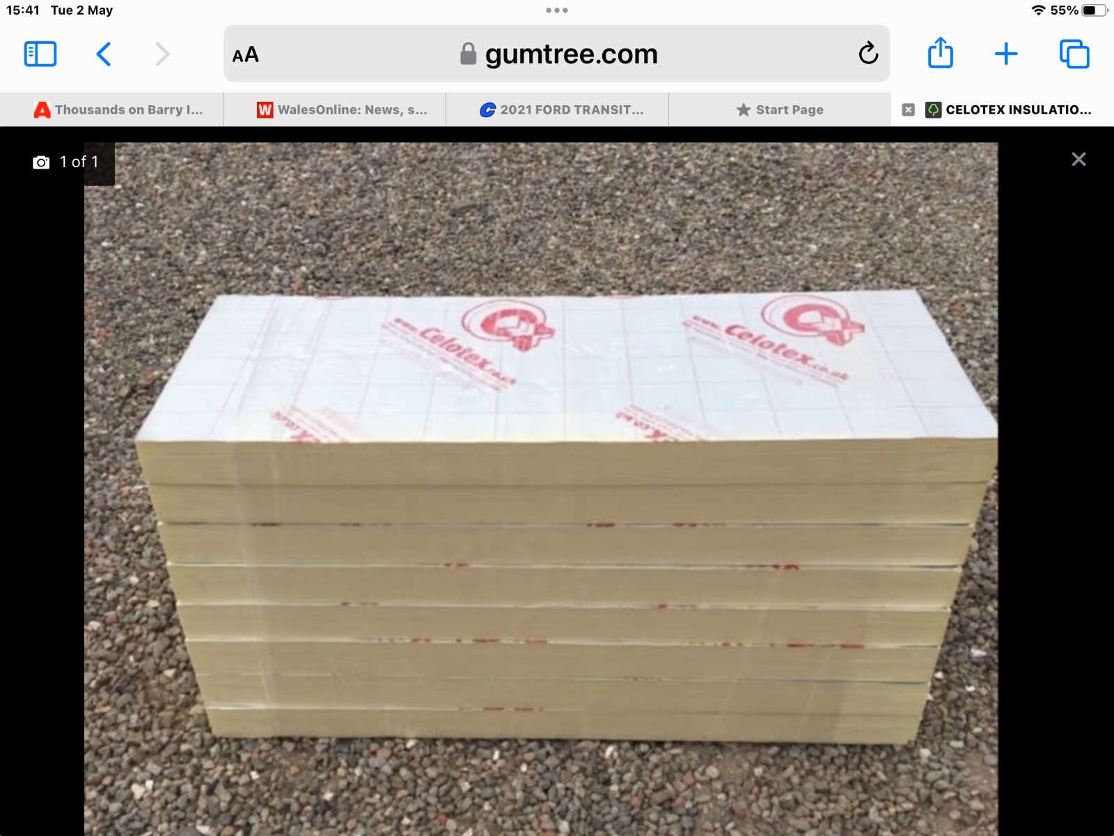 celotex insulation boards 75mm no vat eBay