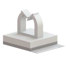 100 count Wire Saddle - Mini, Adhesive Mount, 50 in Square Base