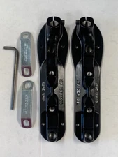 New NOS Sure Grip Invader 45 degree Black roller skate plates size 6 - one pair