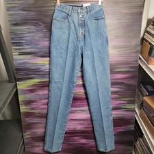 Vintage Wrangler Jeans Silverlake Frisco 9/10 Womens Blue Bareback High Waist