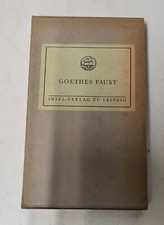 Goethe Faust - Gesamtausgabe - Insel-Verlag
