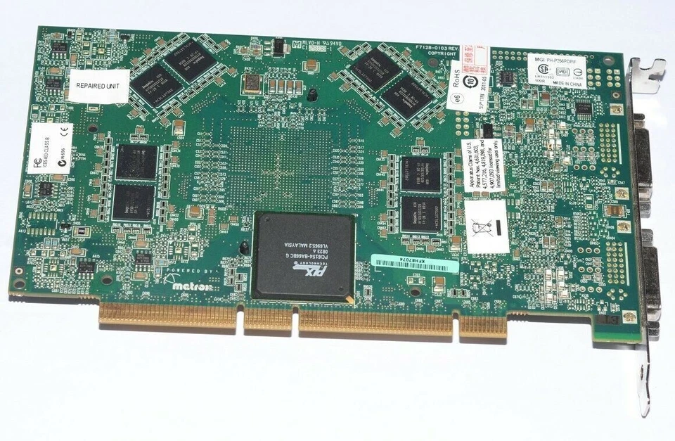 MATROX Parhelia 256MB PCI-X PCI Video Graphics Card MGI PH-P256PDIF - Image 2 of 3