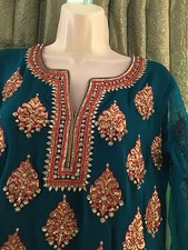 Indian Gorgeous Party Wear Punjabi Patiala Shalwar Suit By Pashmina
