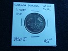 G3A: GERMAN FEDERAL Republic, High Grade 1 mark dated 1950 J, see photos — photo 1