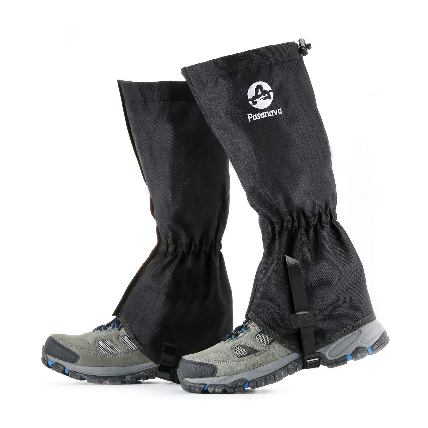 Leg Gaiters Waterproof and Adjustable Snow Boot Gaiters Size for Hiking,Walki...