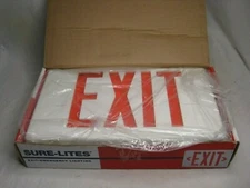 SURE-LITES COOPER Lighting EXIT LPX60RWH sign Polycarbonate 