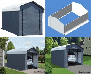 Arrow Fabric Enclosure Kit With Uv Treated Cover For 12 X 20 Feet