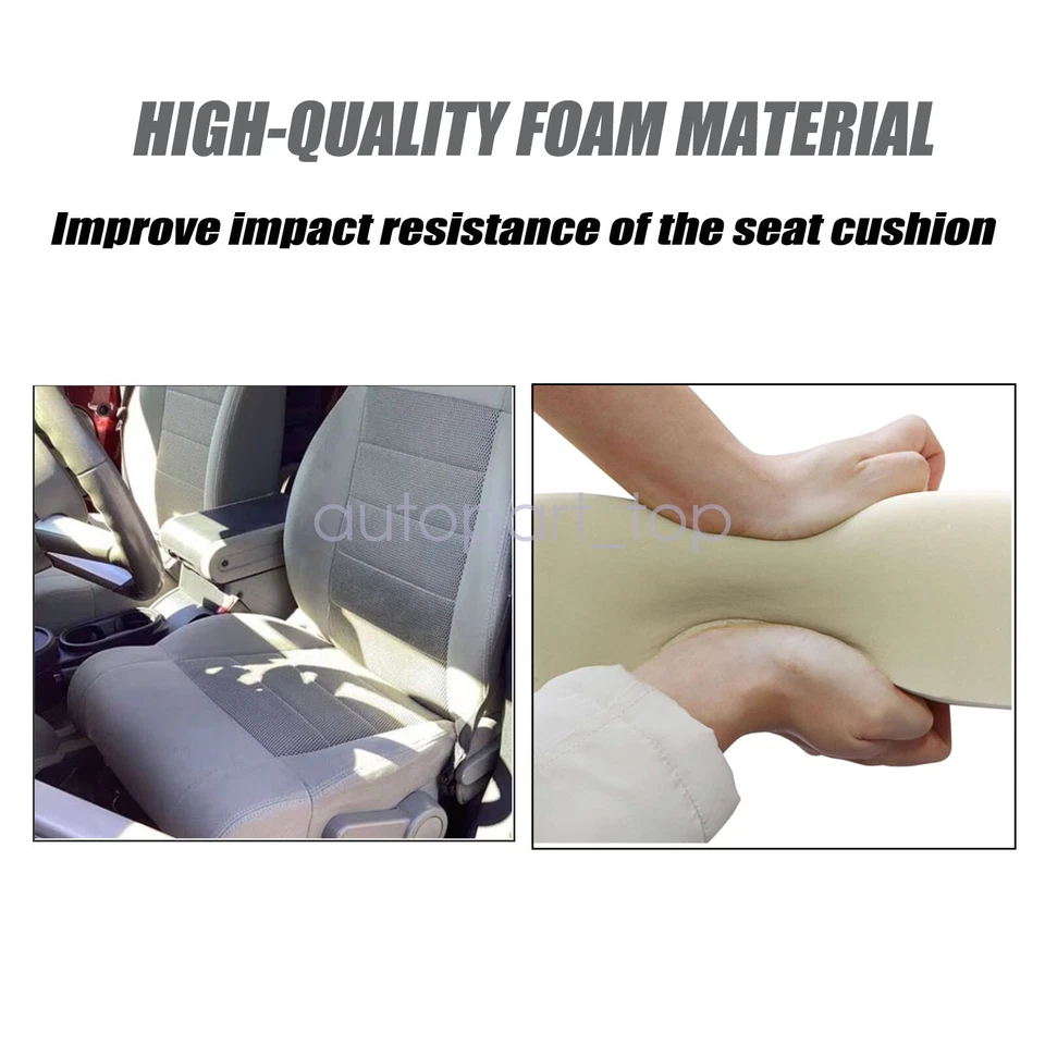 For 2011 2012 Jeep Wrangler Sahara Front Passenger Bottom Seat Foam Cushion Pad - Image 2 of 4