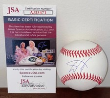 Wander Franco Signed Autographed Rawlings MLB Baseball Tampa Bay Rays JSA N3