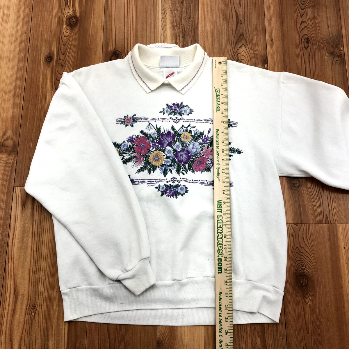 White collar sweatshirt cheap