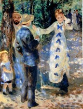 Famille by Pierre-Auguste Renoir Giclee Fine Art Print Reproduction on Canvas