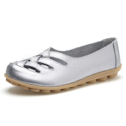 UK Women Ladies Slip On Leather Comfy Work Summer Casual Loafers Shoes Sizes $ - Picture 14 of 36