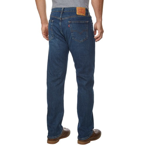 Levi's 505 Blue Dark Black Navy Men's Straight Leg Jean Man Mens Levis