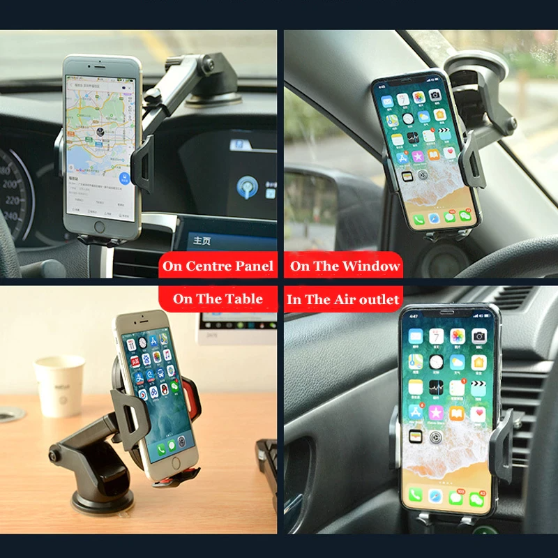 360° Universal Mount Holder Car Stand Windshield For Mobile Cell Phone ...