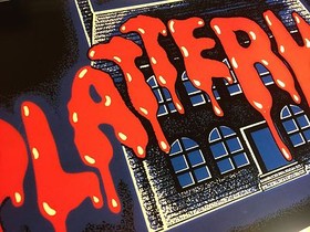 Splatterhouse Arcade Marquee 26"x8"