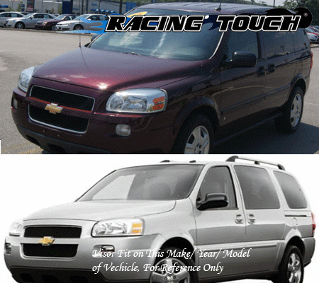 JDM Visors 2.0 mm Front 2pcs Out Channel Rain Guard Chevrolet Uplander 2005-2008 - Bild 7 von 7