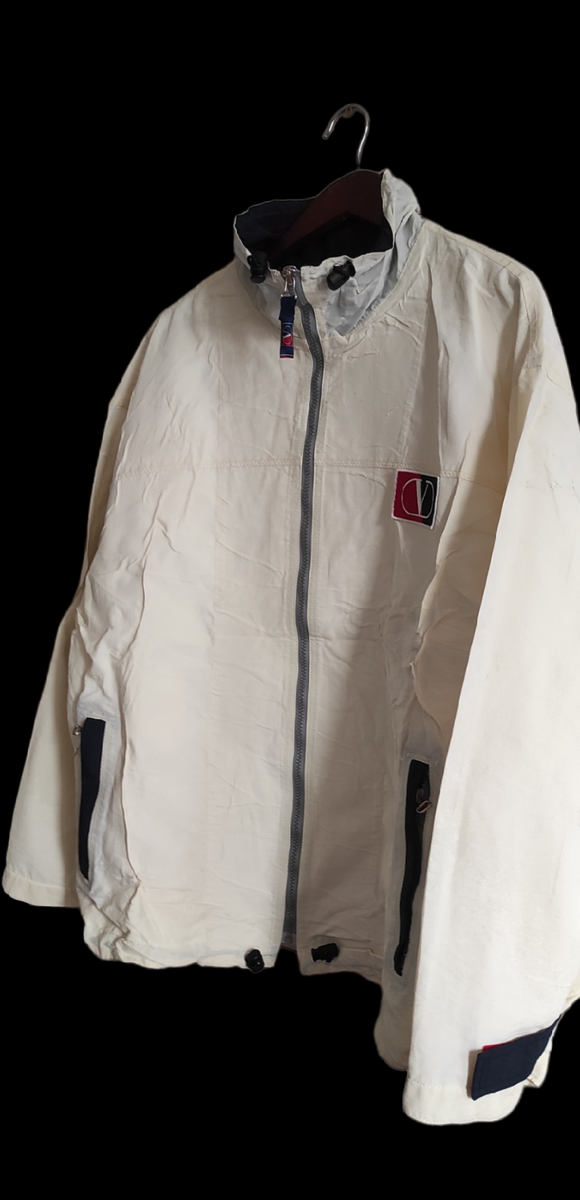 ジャケット・アウター 90s Valentino stadium jacket archive y2k VTG Valentino Sport Zip Front Men's Jacket Made in Italy Size XXL