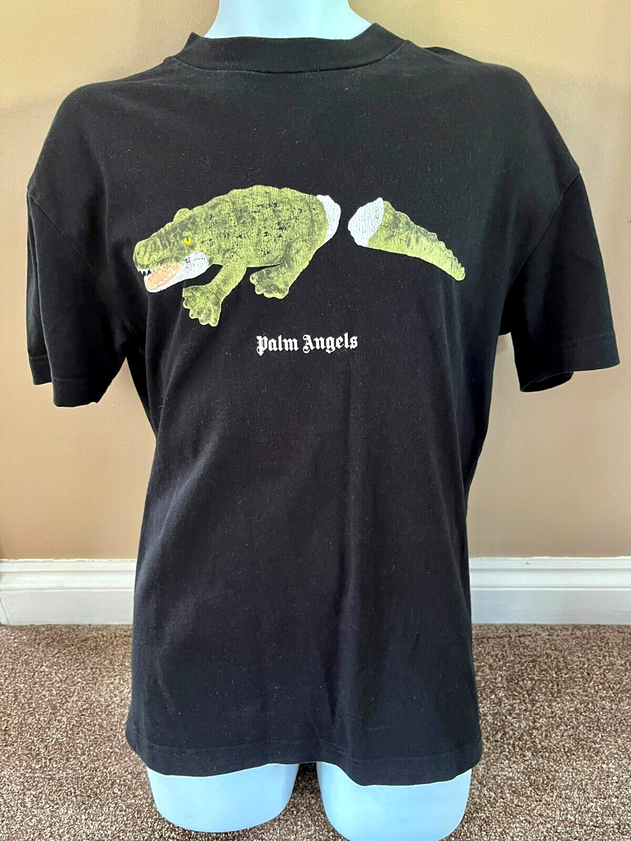 PALM ANGELS CROCODILE PRINT T SHIRT SIZE MEDIUM BLACK | eBay