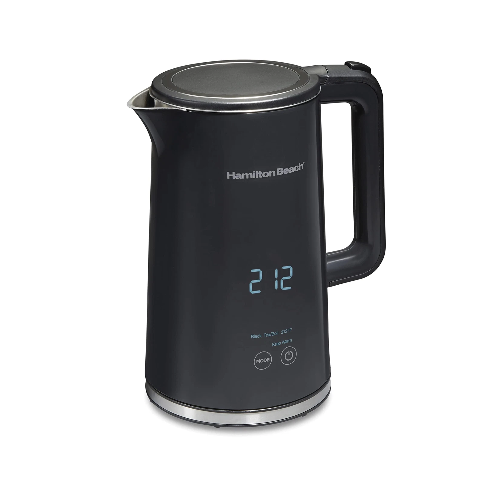 Hamilton Beach Digital Temperature Control Electric Tea Kettle 1.7L Black 41...