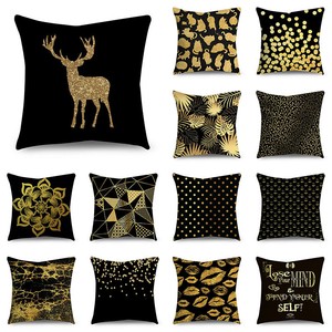 yellow gold throw pillows