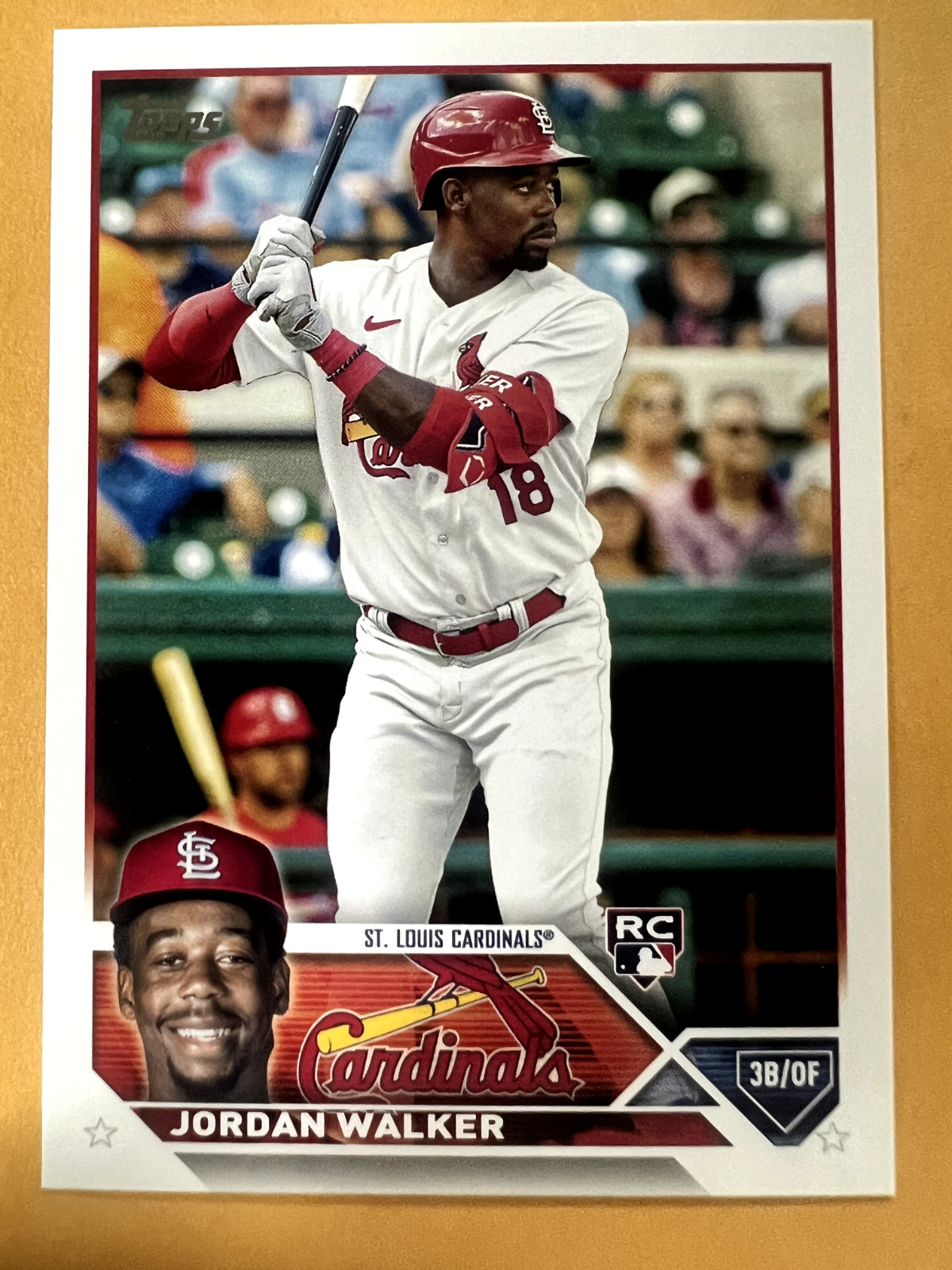 2023 Topps Series 2 Jordan Walker Rookie Card #344 St Louis Cardinals RC NM++