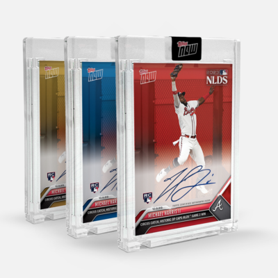 MICHAEL HARRIS II SIGNED POSTSEASON TOPPS NOW 984 SEALED ON-CARD 