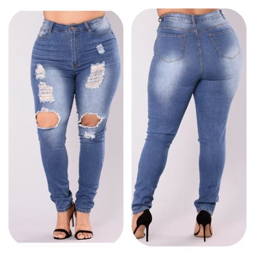 Fashion Nova Say Yes To Distress Jeans 