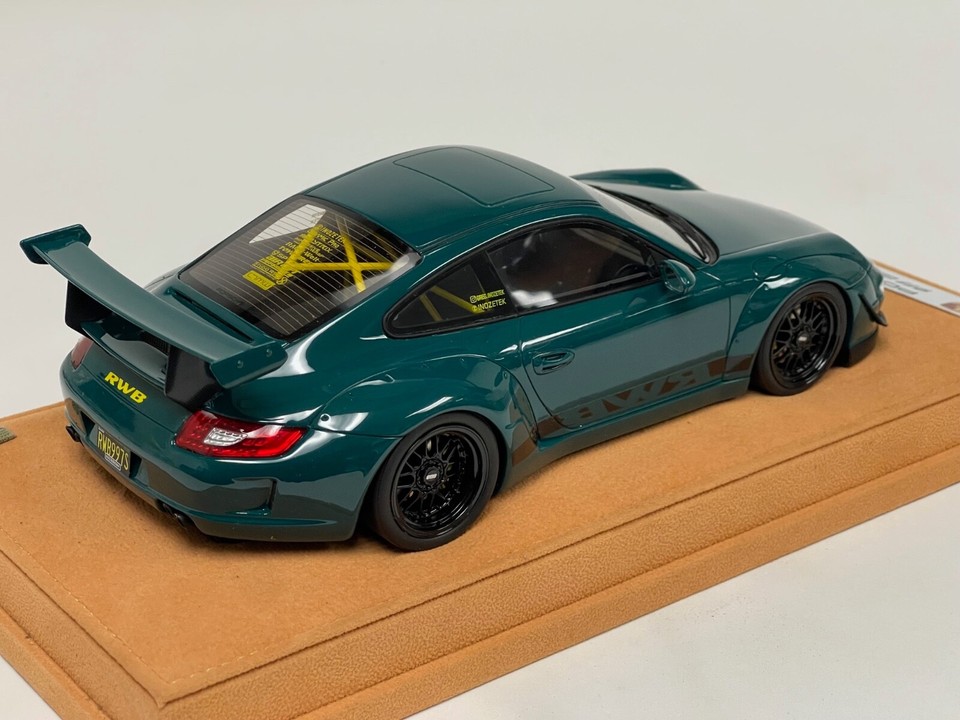 1/18 GT Spirit Porsche 911 ( 997 ) RWB Syunkahuto 2021 Dark Green GT496 ...