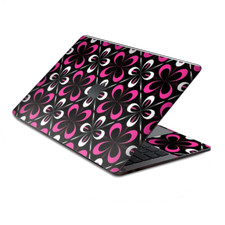 Skin Decal Wrap for MacBook Pro 13" Retina Touch Abstract pink black pattern