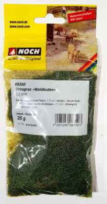 NOCH 08350 Static Scatter Grass 2.5mm 20g ''Forest Floor''