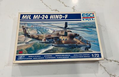VINTAGE ESCI ERTL MIL MI-24 HIND-F Model Kit #9067 1/72 Scale