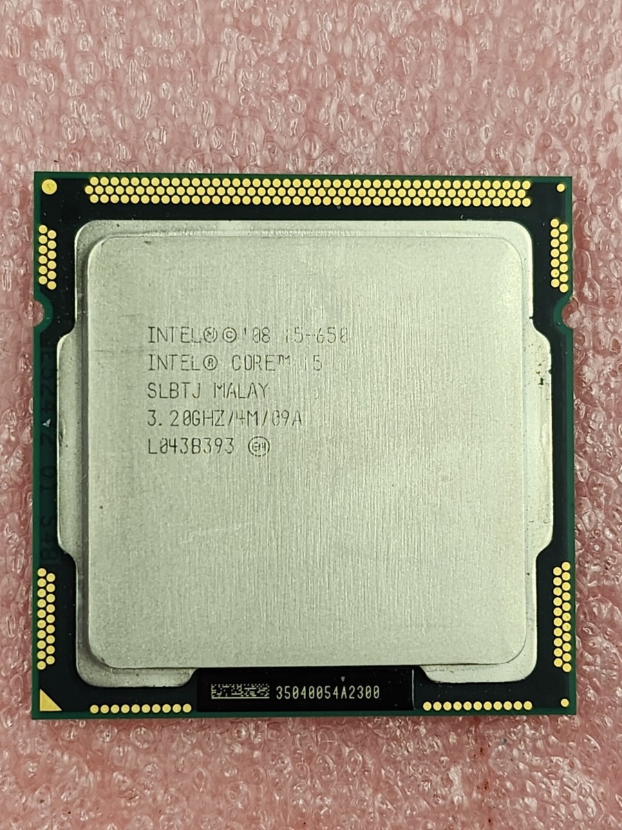 Intel Core i5 CPU 本体 8個セット Intel Core i5-650 SLBTJ 3.2 GHz 2.5GT/s LGA 1156 Desktop CPU