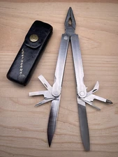 Leatherman Tool PST w/Leather Sheath Multi-tool Knife 08/94 - Retired