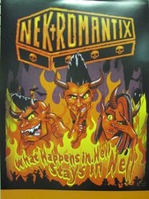 NEKROMANTIX 2011 What Happens in Hell promo poster Flawless New Old Stock