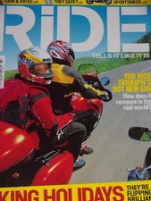 Ride 5/03 Triumph Daytona 600 vs YamahaR6, Used 750s Test, Yamaha V-Max, Ducati
